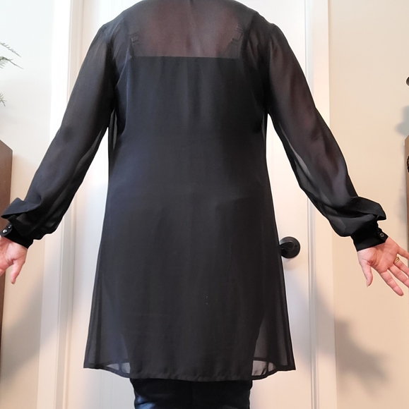 Sheer black Mexx blouse - Picture 2 of 8